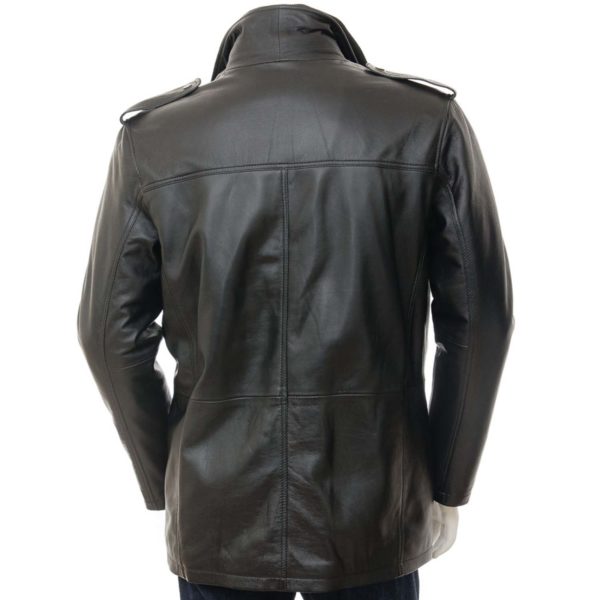 Men Leather Blazer