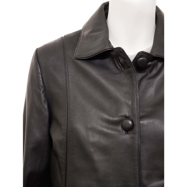 Women Leather Blazer