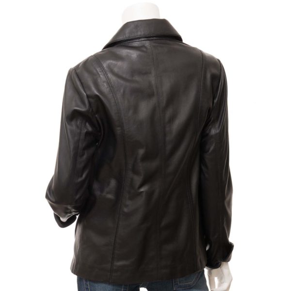 Women Leather Blazer