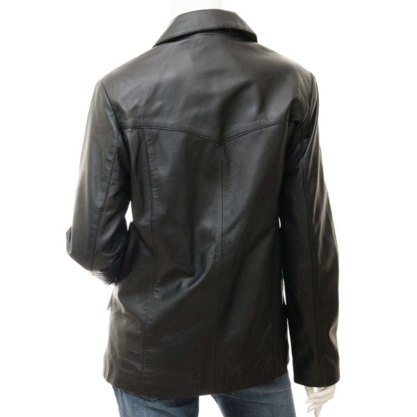 Women Leather Blazer