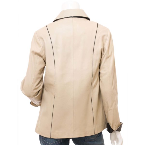 Women Leather Blazer