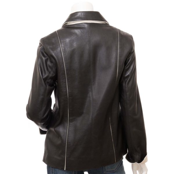 Women Leather Blazer