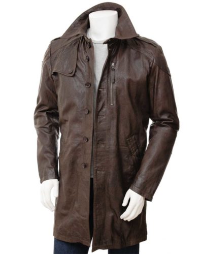 Men Leather Coat
