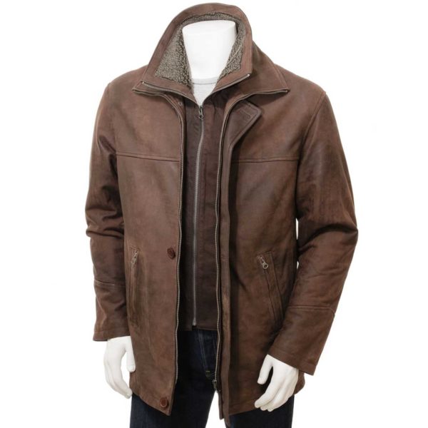 Men Leather Coat