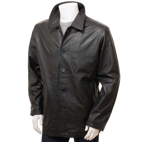 Men Leather Coat