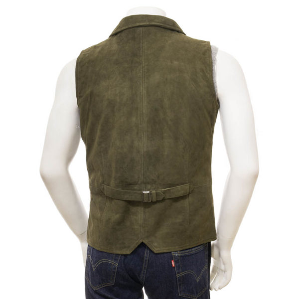 Men Leather Waist Coat