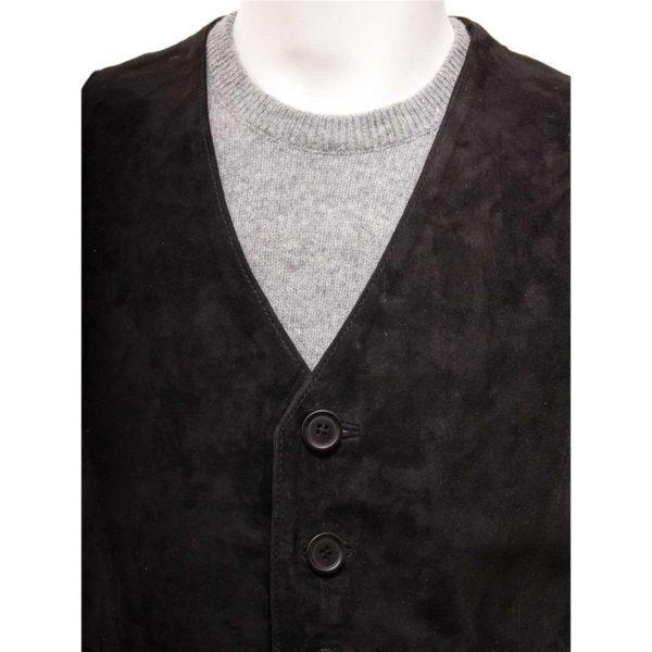 Men Leather Waistcoat