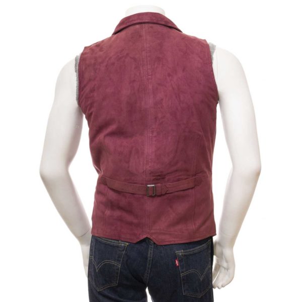 Men Leather Waistcoat