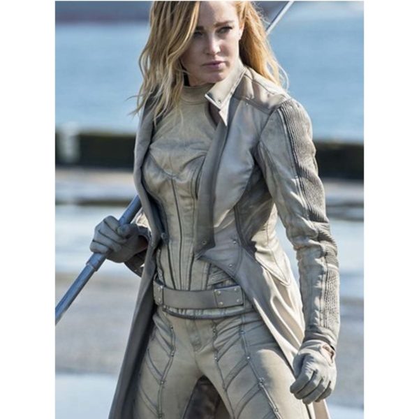 Trendy Legends of Tomorrow White Canary Leather Jacket