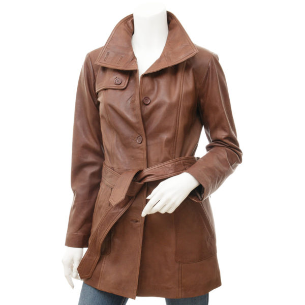 Women Leather Coat