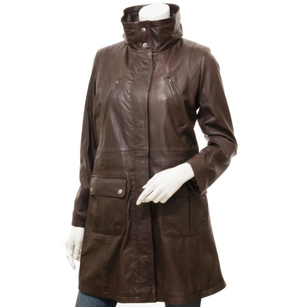 Women Leather Coat