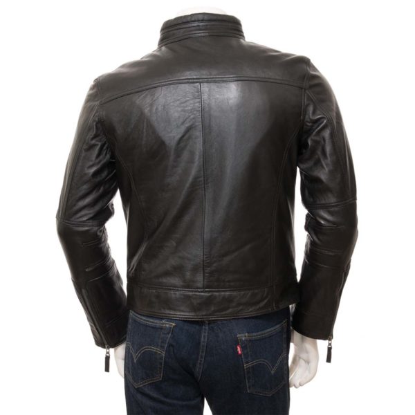 men Leather Biker Jacket