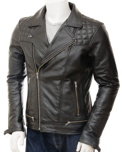 men Leather Biker Jacket