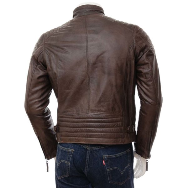 men Leather Biker Jacket