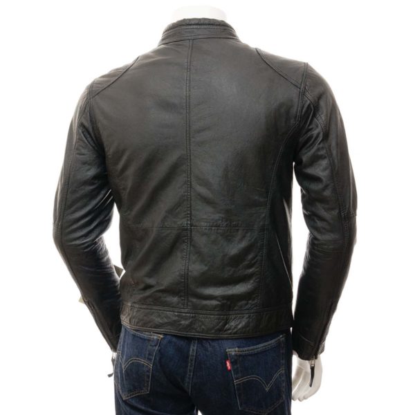 men Leather Biker Jacket