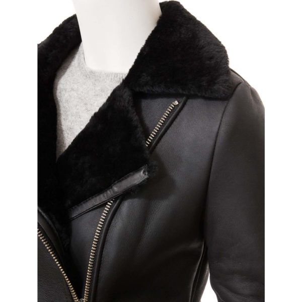 Women Leather Biker Jacket