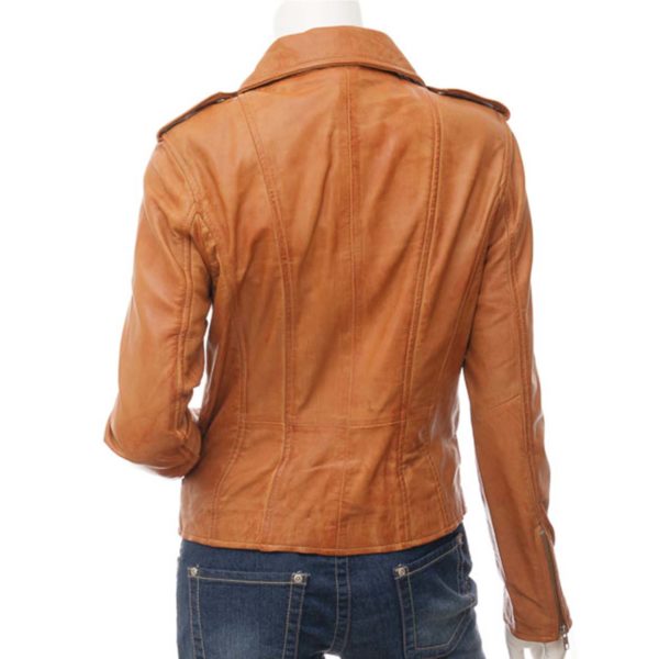 Women Leather Biker Jacket