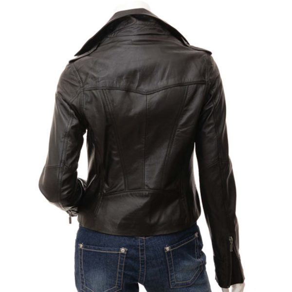 Women Leather Biker Jacket