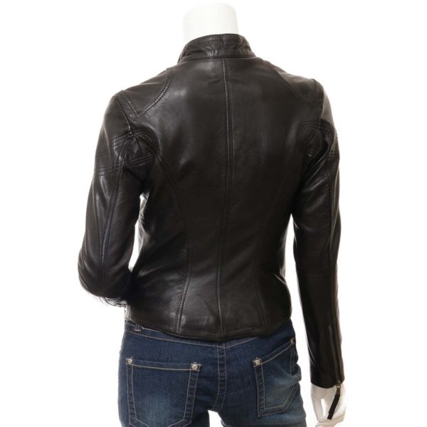 Women Leather Biker Jacket