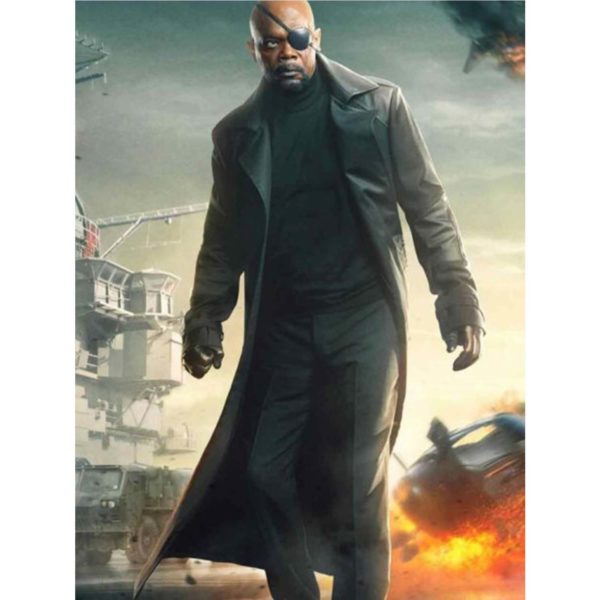 Captain America The Winter Soldier Nick Fury Coat