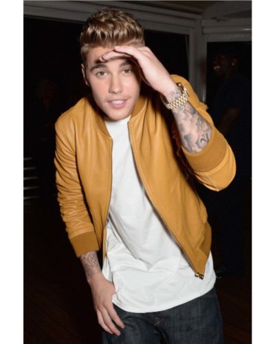 Justin Bieber at Carvel Festival Jacket