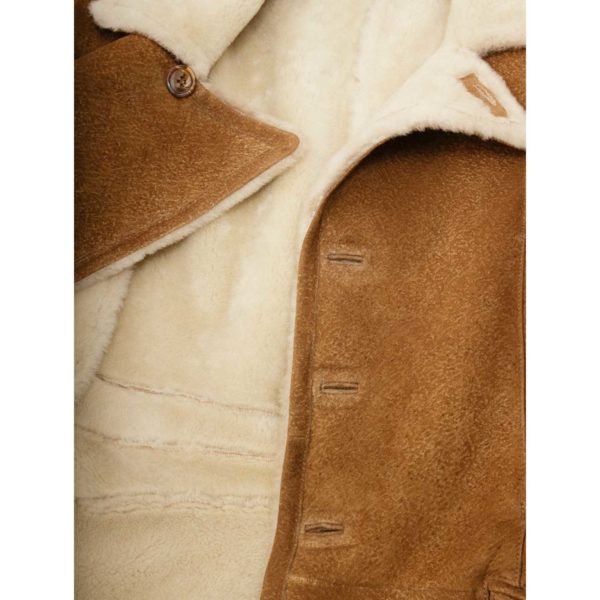 Mens Leather Sheepskin Shearling