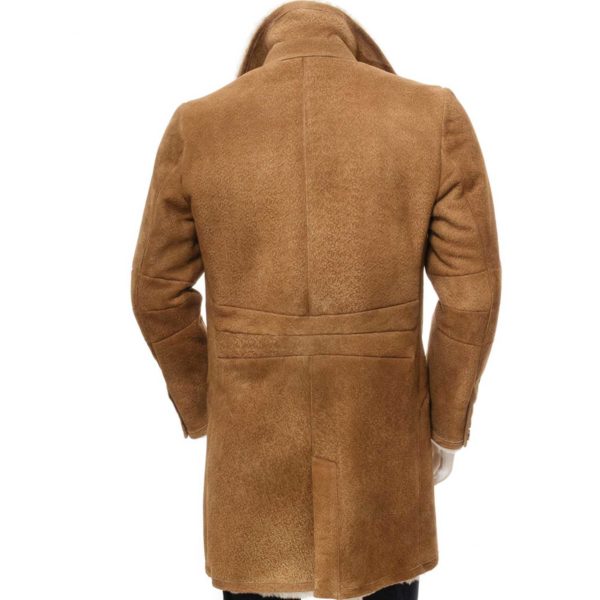 Mens Leather Sheepskin Shearling