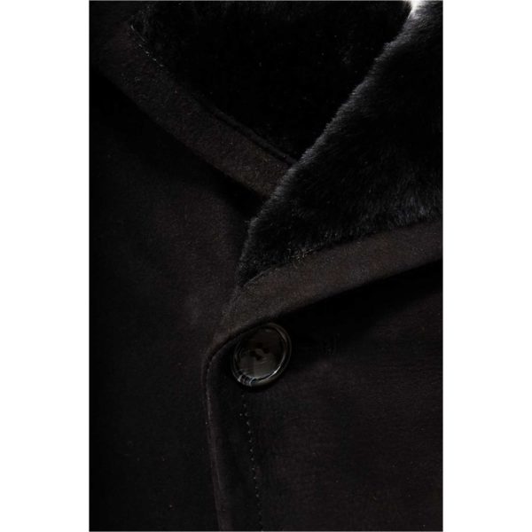 Mens Leather Sheepskin Shearling