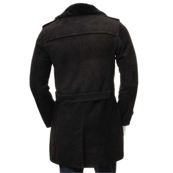 Mens Leather Sheepskin Shearling