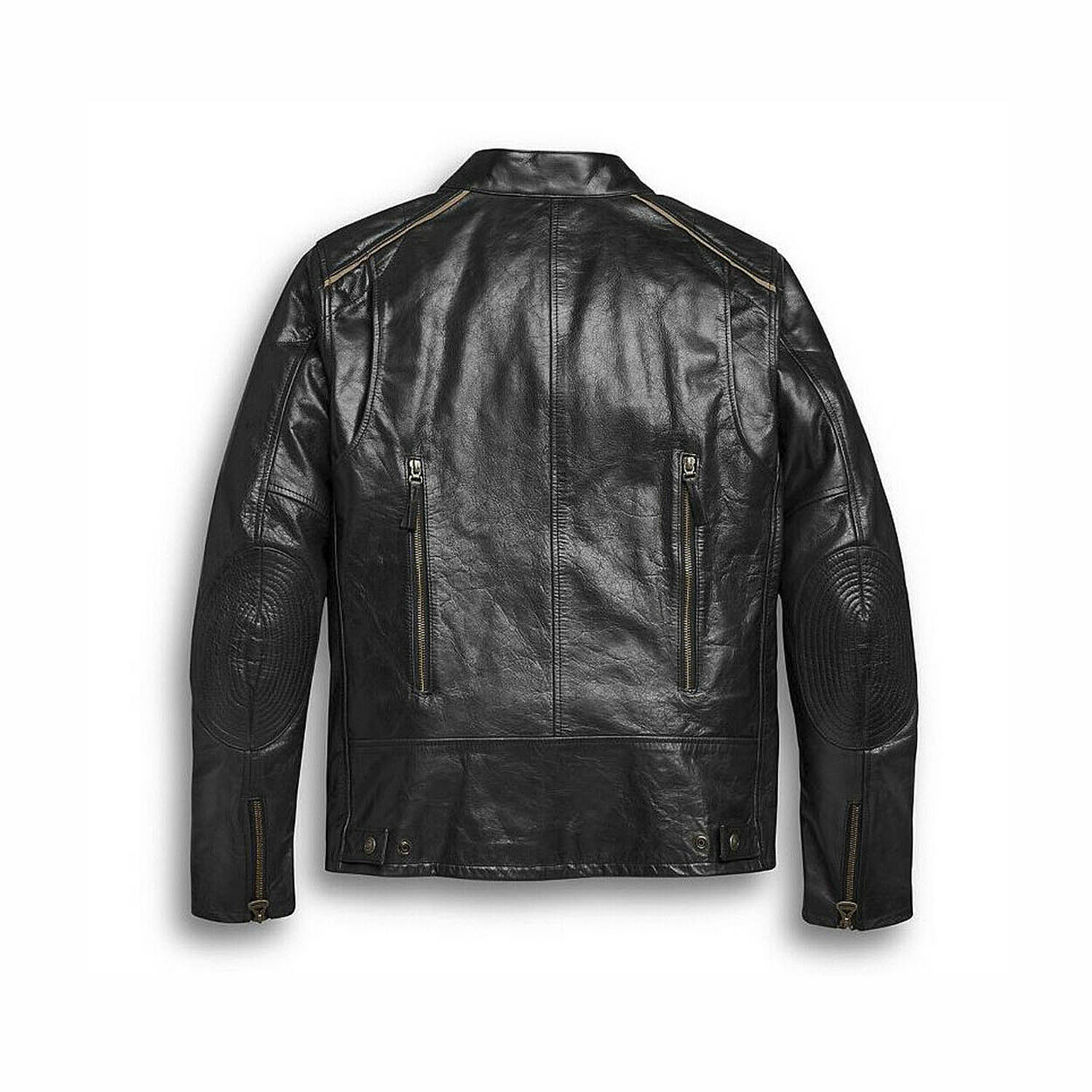 Men's Arterial Leather Harley Davidson Riding Jacket - Blazon Leather