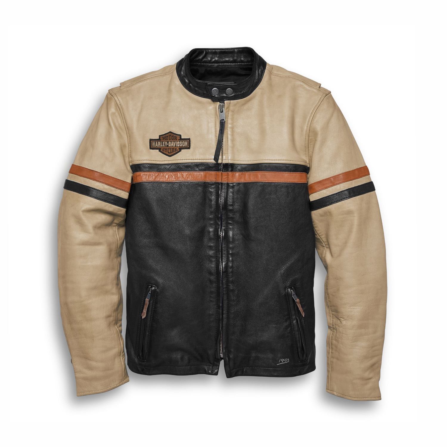 Men's #1 Harley Davidson Racing Leather Jacket - Blazon Leather
