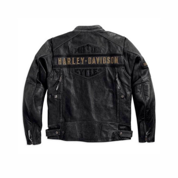 Men's New Passing Link Harley Davidson Biker Leather Jacket