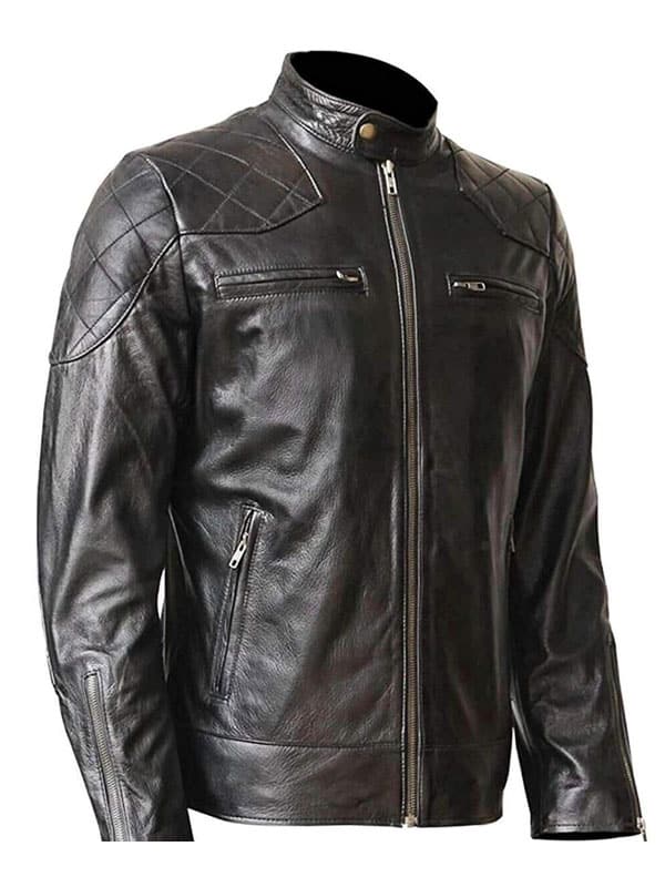 David Beckham Leather Jacket Black - Blazon Leather