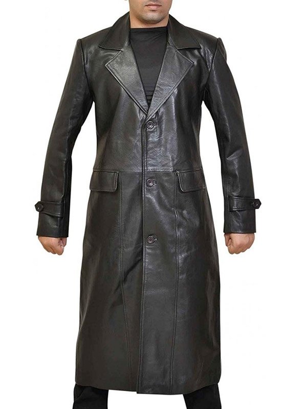 Clark Kent Superman Smallville Black Leather Coat - Blazon Leather